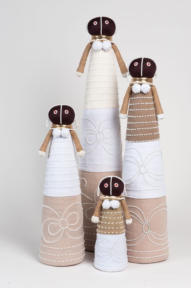 Sculptures, statuettes and miniatures - POUPEES NDEBELE - MAHATSARA