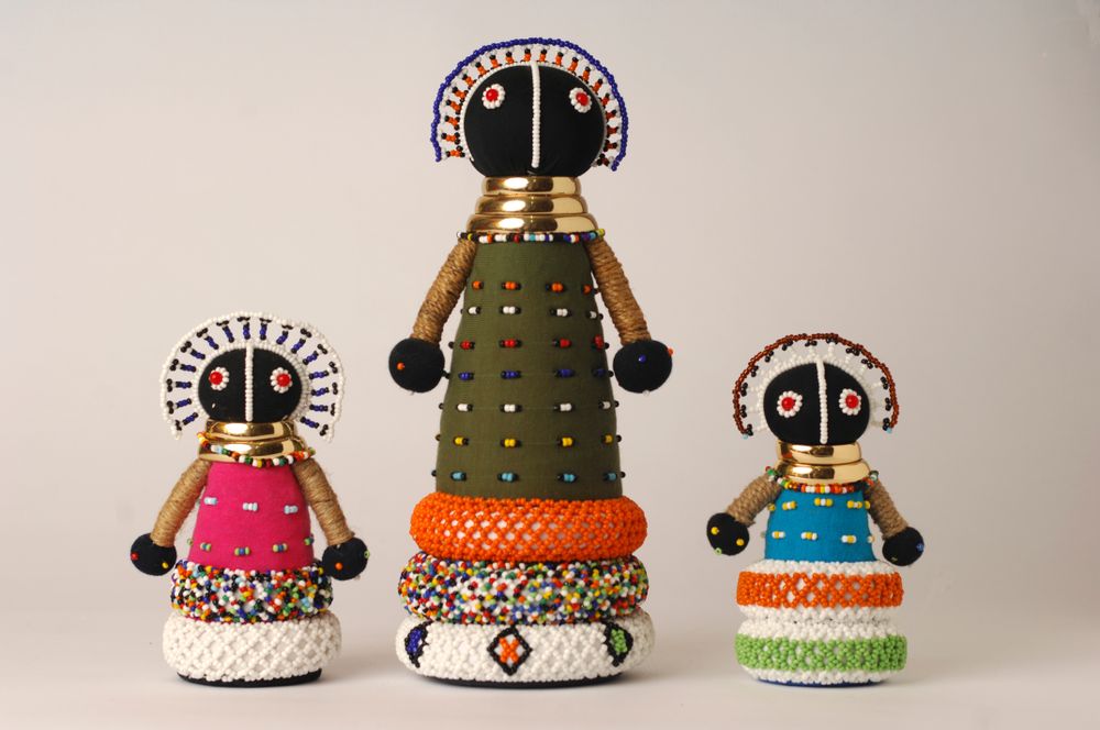Sculptures, statuettes and miniatures - POUPEES NDEBELE - MAHATSARA