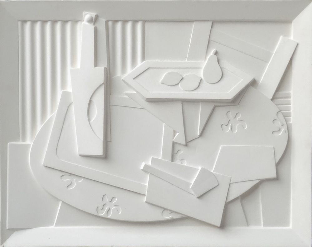 Autres décorations murales - Sculpture murale nature morte cubiste - FREDERIQUE WHITTLE