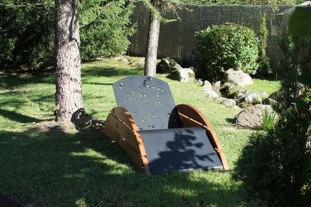 Lounge chairs - Chaise Longue - XXL BOBINE - PAULCHX - OUTDOOR DESIGN CHAMONIX