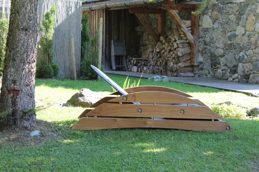 Lounge chairs - Chaise Longue - XXL BOBINE - PAULCHX - OUTDOOR DESIGN CHAMONIX