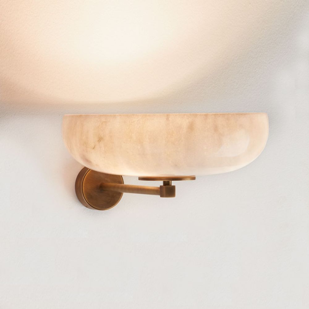 Wall lamps - Marble Wall Lamp - MAPSWONDERS