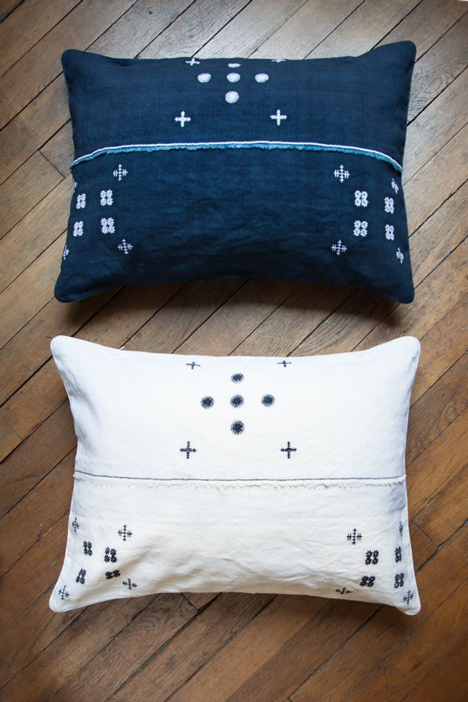Fabric cushions - Cushion Covers - KHADI AND CO.