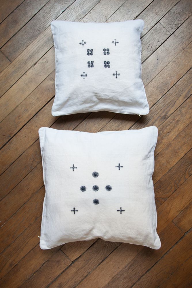 Fabric cushions - Cushion Covers - KHADI AND CO.