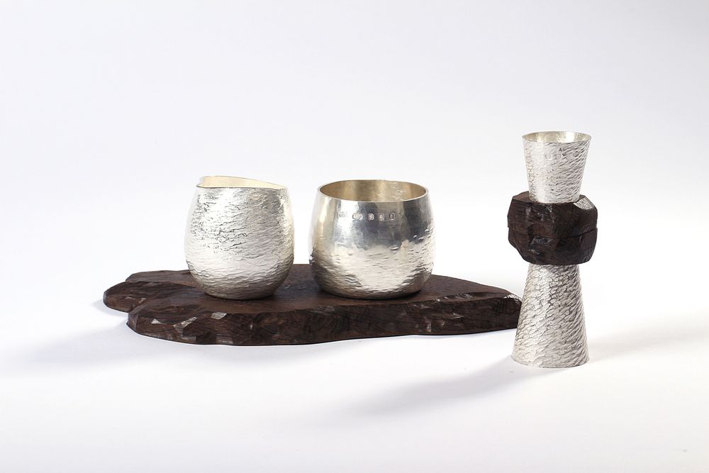 Cadeaux - Ensemble whisky en argent sterling - MEGAN FALCONER SILVERSMITH