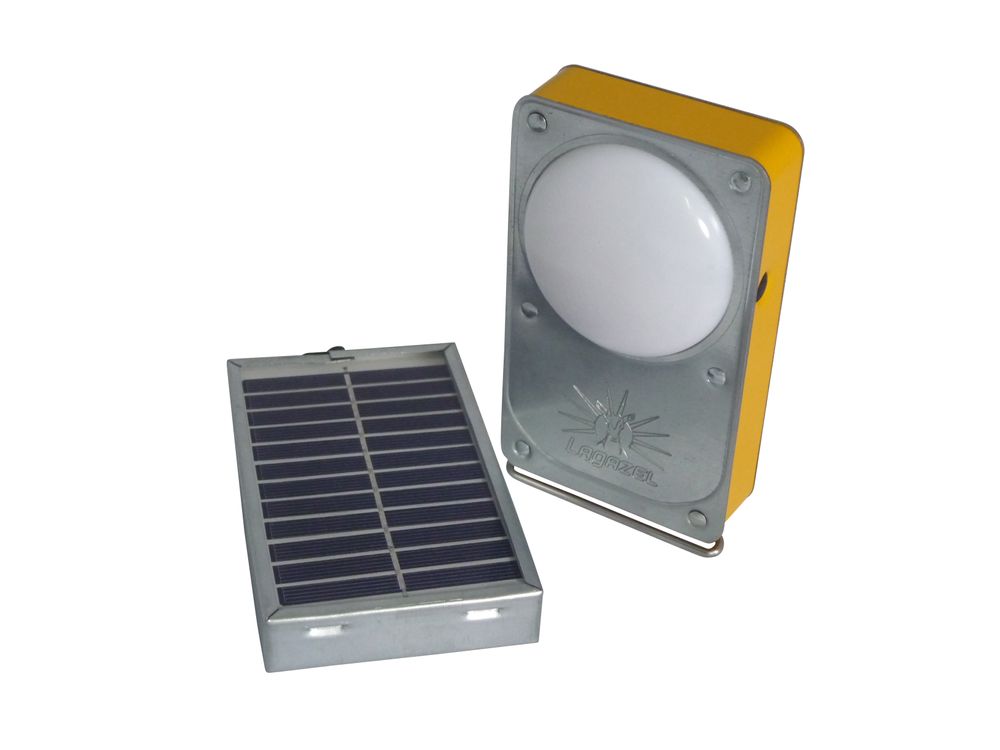 Lampes sans fil - LAMPE SOLAIRE DE POCHE LAGAZEL - CJ FRANCE