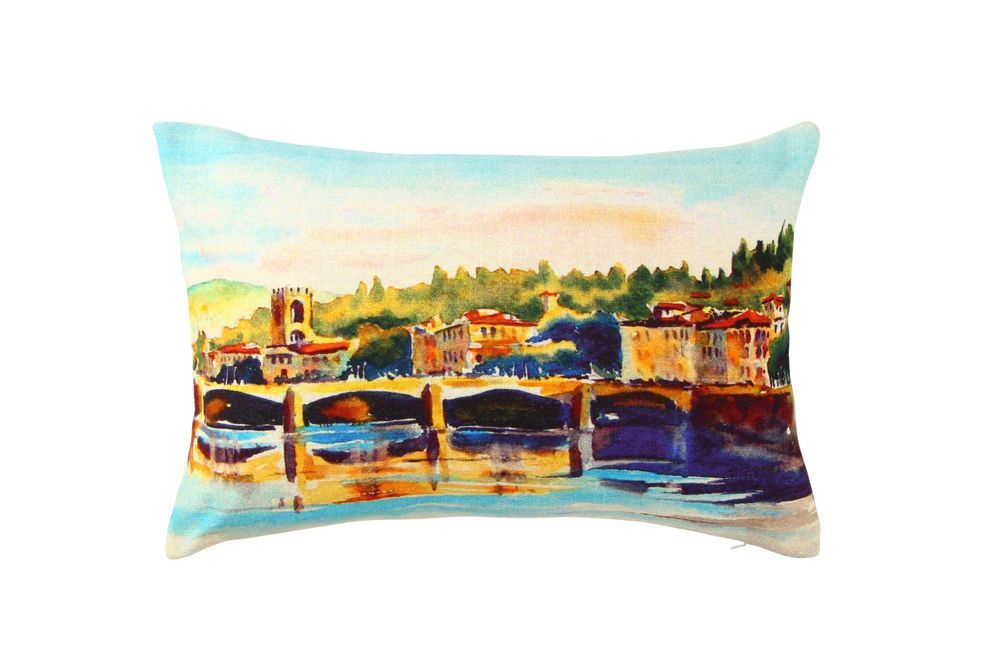 Fabric cushions - Canals of Amsterdam Cushion Cover - THE INDIAN PICK