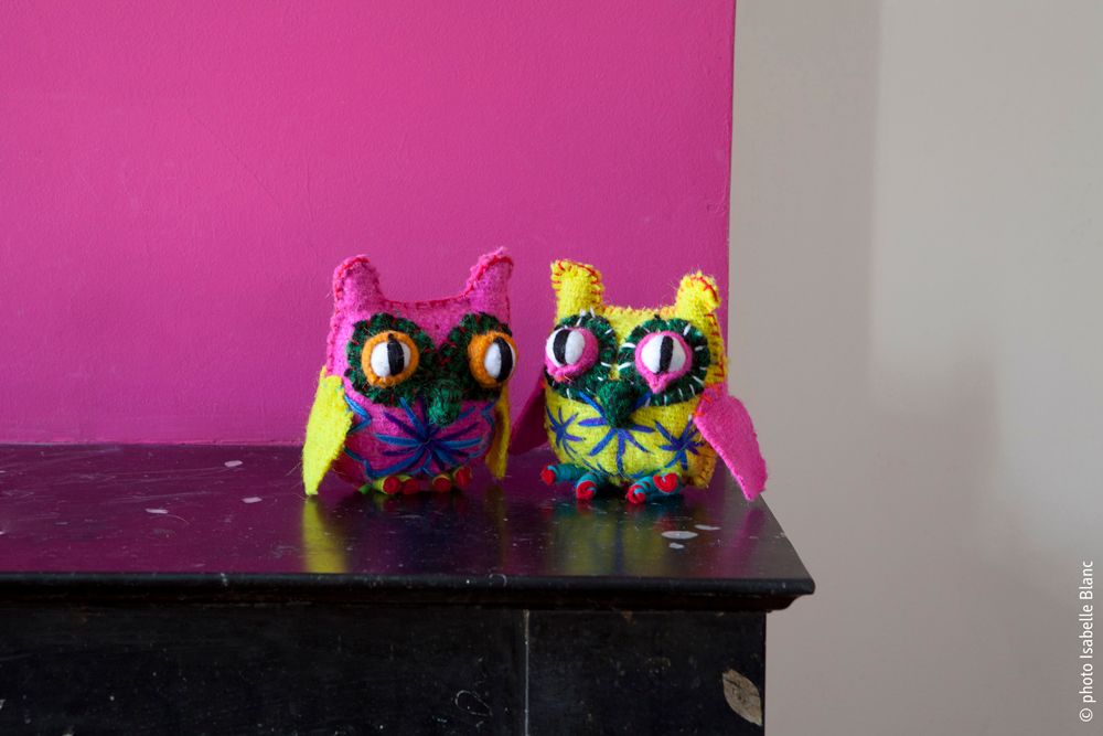 Accessoires animaux - Animaux en laine Owl Whaouh - IXCASALA