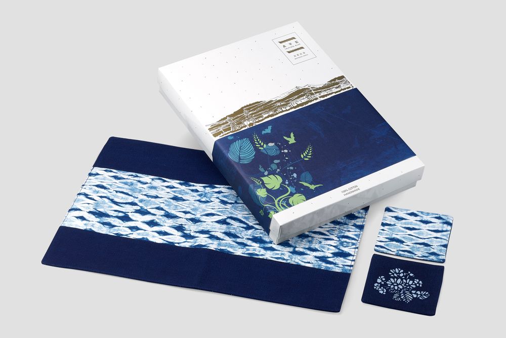 Decorative objects - Indigo Dye Placemat - TAIPING BLUE