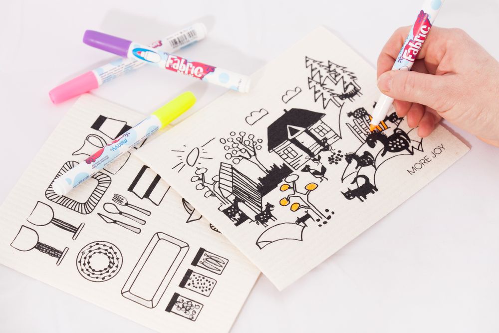 Tea towel - Customized dishcloth - MORE JOY