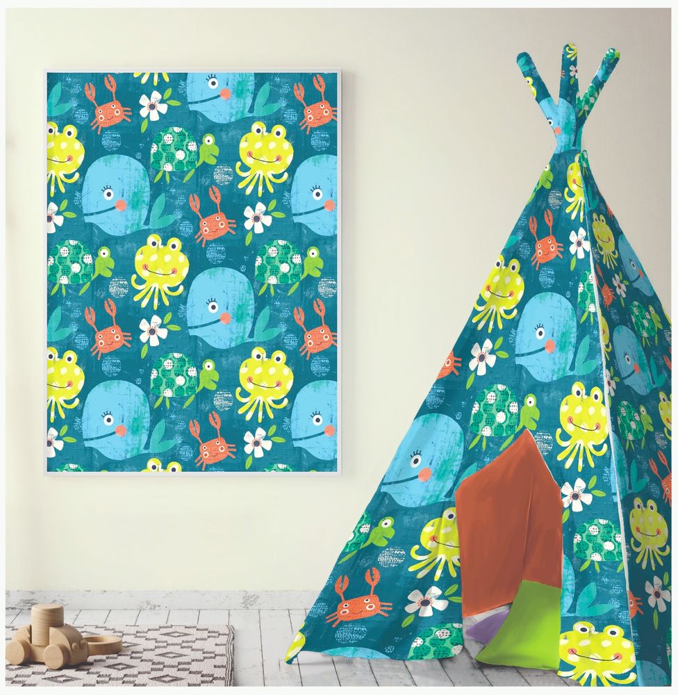 Chambres d'enfants - Designs for home textiles for children - DIANE HARRISON DESIGNS LTD