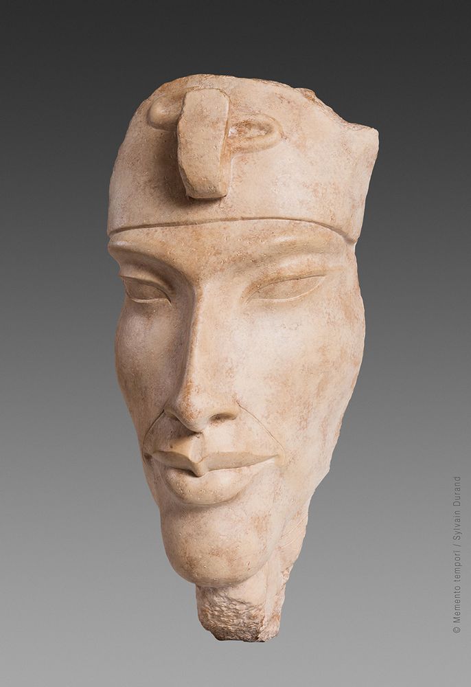 Sculptures, statuettes et miniatures - Tête brisée d'Akhenaton - ATELIER MEMENTO TEMPORI
