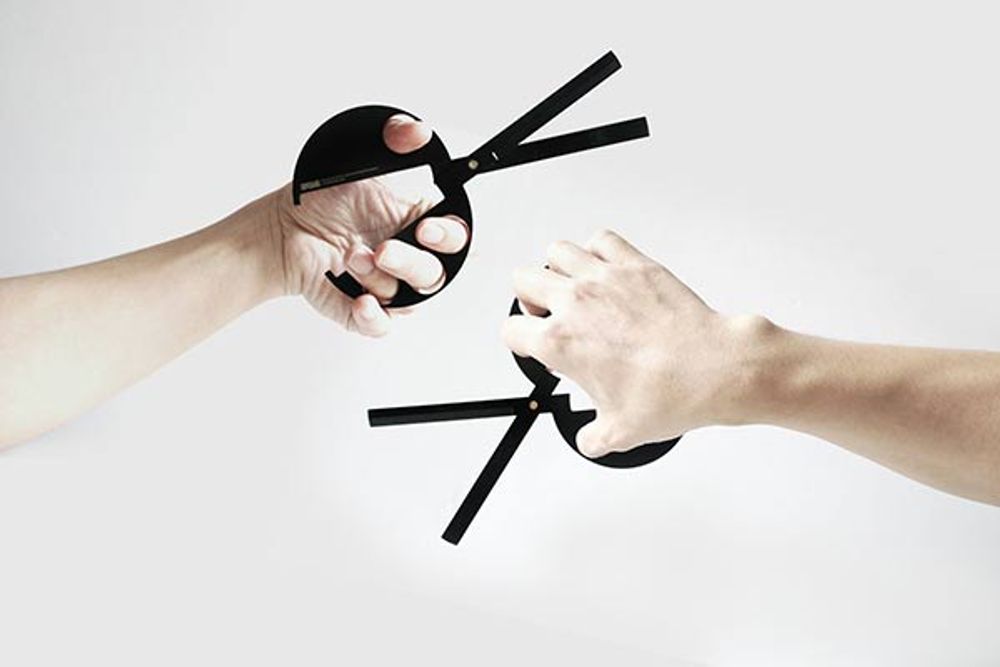 Cutlery set - "MATHEMATICS" scissors - YEN OBJECT