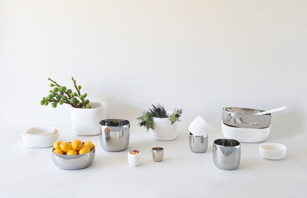 Design objects - Stainless Steel Square Vessels & Bowls - TINA FREY DESIGNS - TF DESIGN