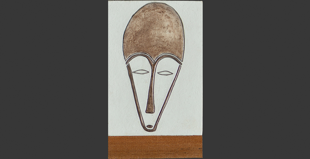 Crockery - African Masks for indoors, water rooms ou sheltered outdoor. - MARCHAND DE SABLES