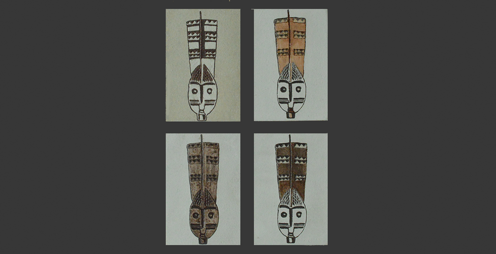 Crockery - African Masks for indoors, water rooms ou sheltered outdoor. - MARCHAND DE SABLES