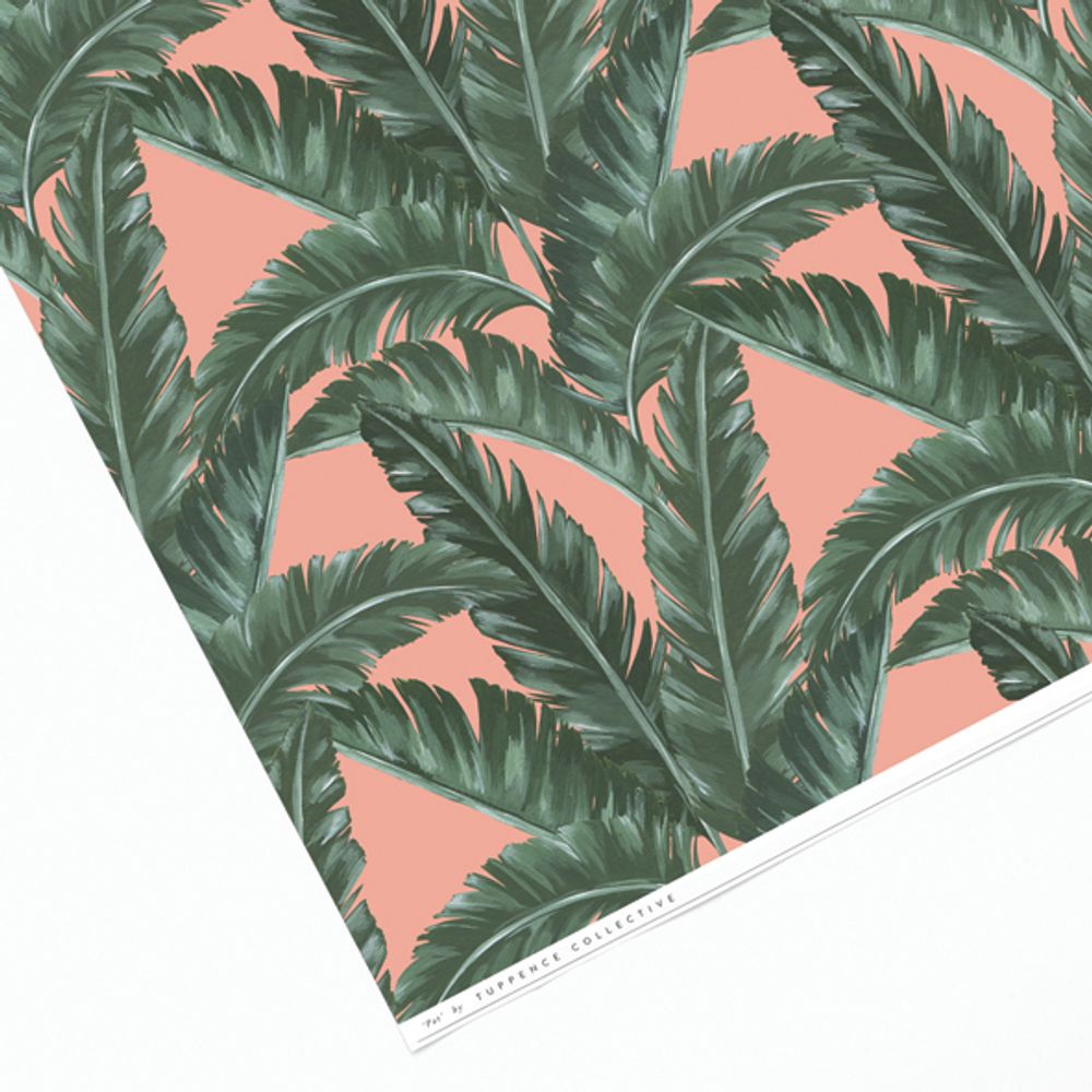 Stationery - Botanical Patterned Wrapping Paper - TUPPENCE COLLECTIVE