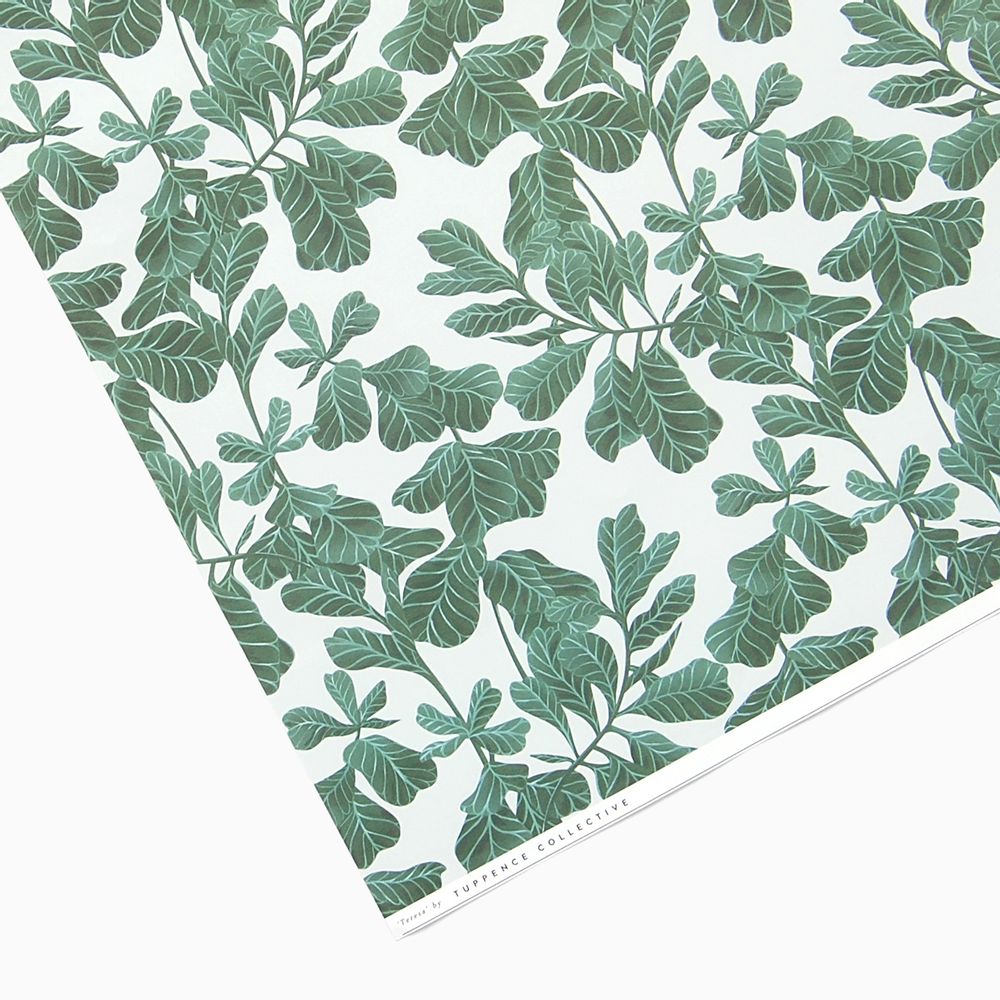 Stationery - Botanical Patterned Wrapping Paper - TUPPENCE COLLECTIVE