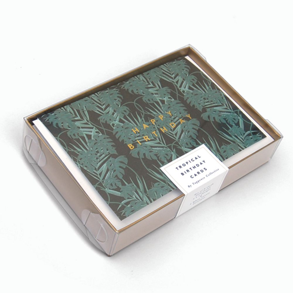 Papeterie - Cartes botaniques dorées - TUPPENCE COLLECTIVE