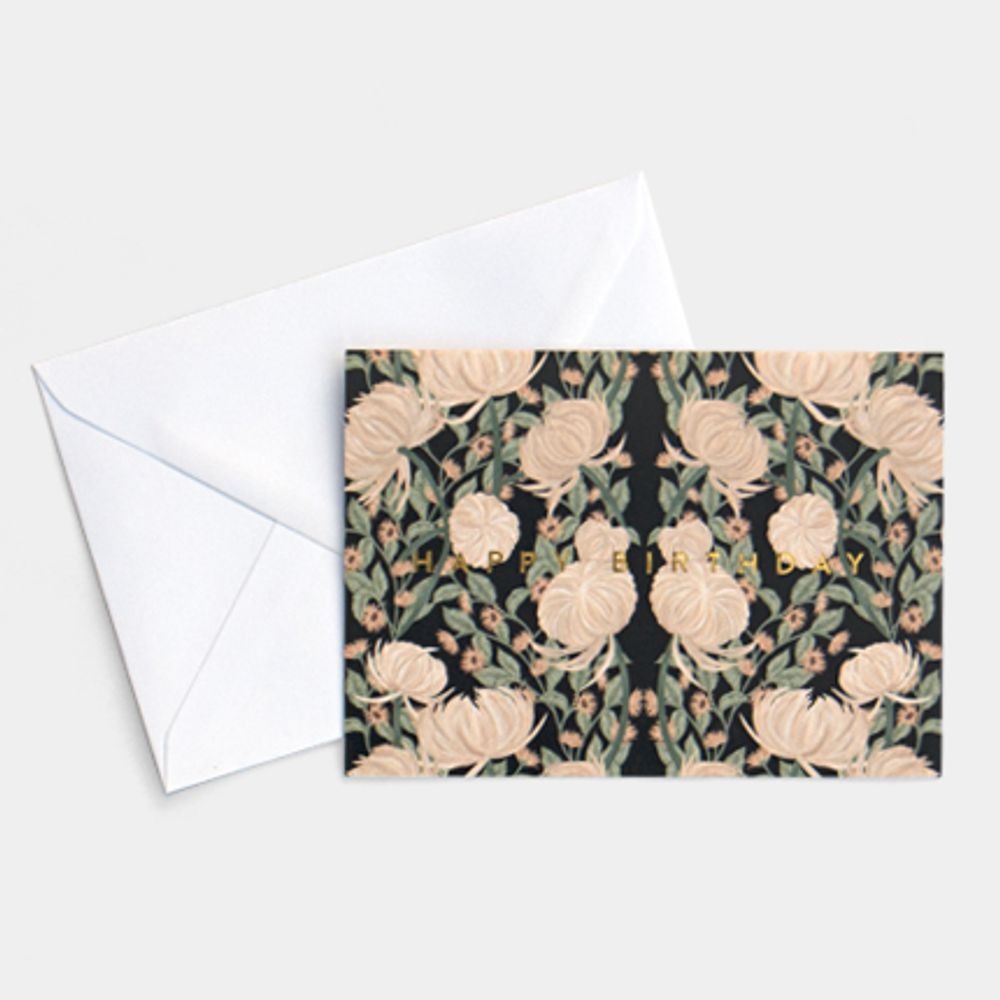 Papeterie - Cartes botaniques dorées - TUPPENCE COLLECTIVE