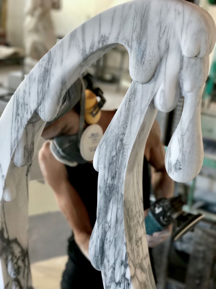 Armoires - Mirror Silhouette Melting Collection - MANTA HANDMADE STONE DESIGN