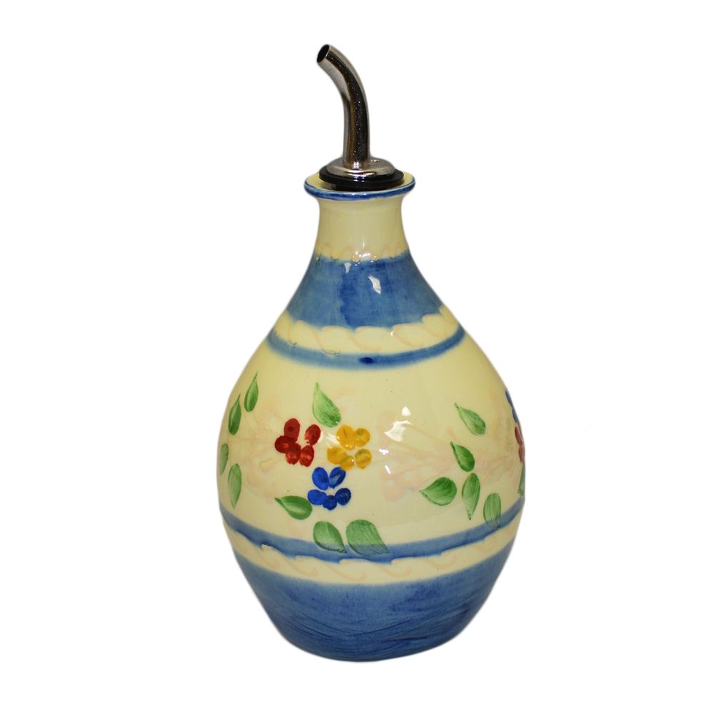 Ceramic - round bottle olive oil - SOULEO È PROVENCE