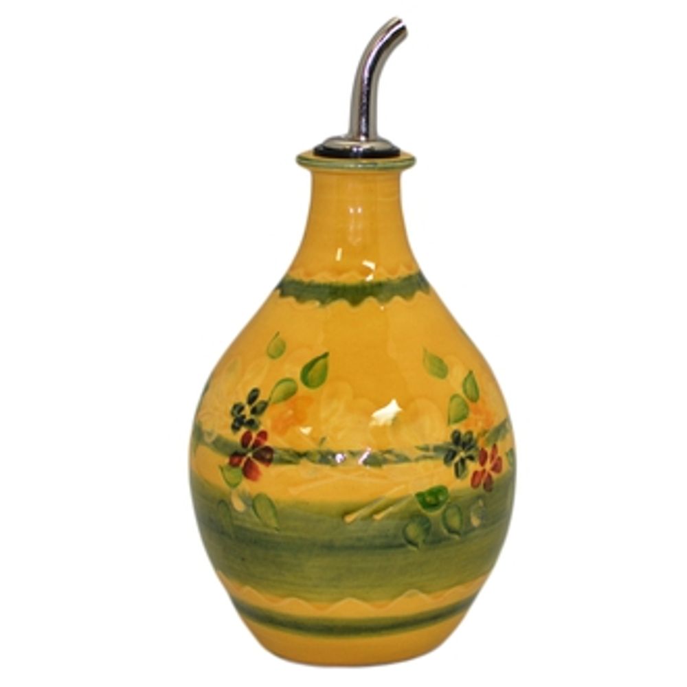 Ceramic - round bottle olive oil - SOULEO È PROVENCE