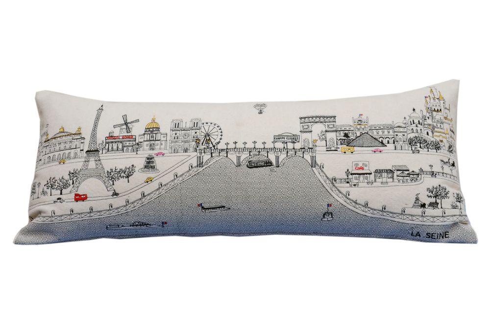 Fabric cushions - PARIS SKYLINE CUSHION - BEYOND CUSHIONS CORPORATION