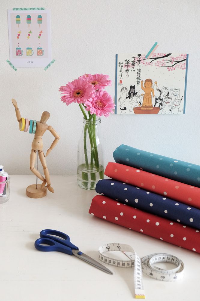 Tissus - Rouleau 15m en coton enduit - FLEUR DE SOLEIL