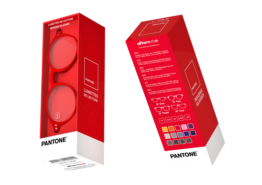 Lunettes - PANTONE - Lunettes de Lecture - Produit et Packaging - AFTERNOON PANTONE