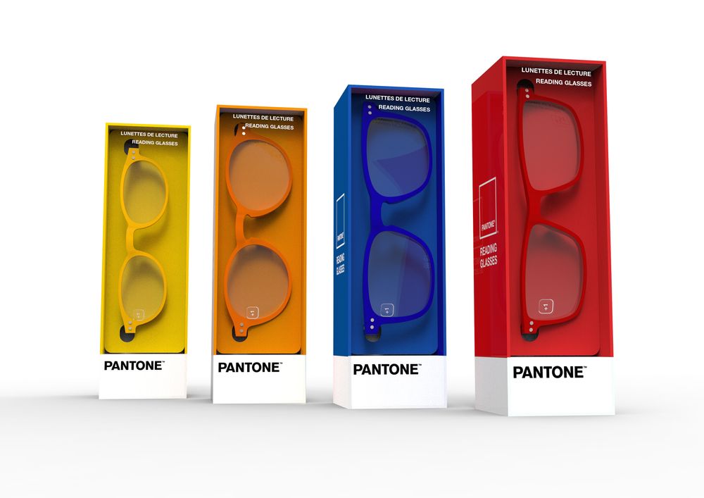 Lunettes - PANTONE - Lunettes de Lecture - Produit et Packaging - AFTERNOON PANTONE