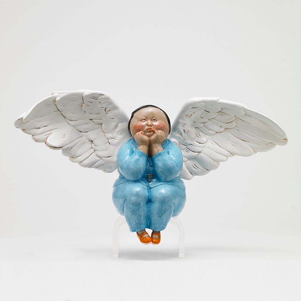 Sculptures, statuettes and miniatures - Festive Angel (Female)  - X+Q ART
