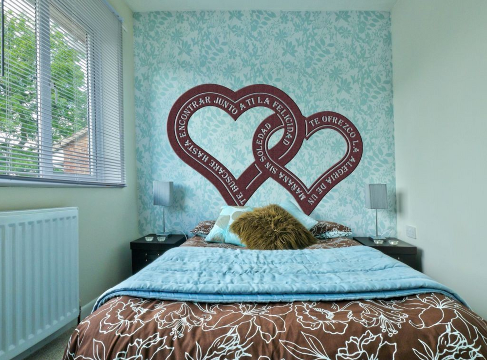 Revêtements muraux - Sticker tissu 3D : Tête de lit Verona - LOLA PARIS
