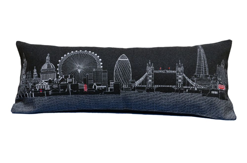 Fabric cushions - LONDON SKYLINE CUSHION - BEYOND CUSHIONS CORPORATION