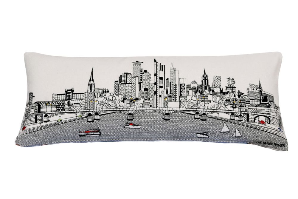 Coussins textile - FRANKFURT SKYLINE CUSHION - BEYOND CUSHIONS CORPORATION