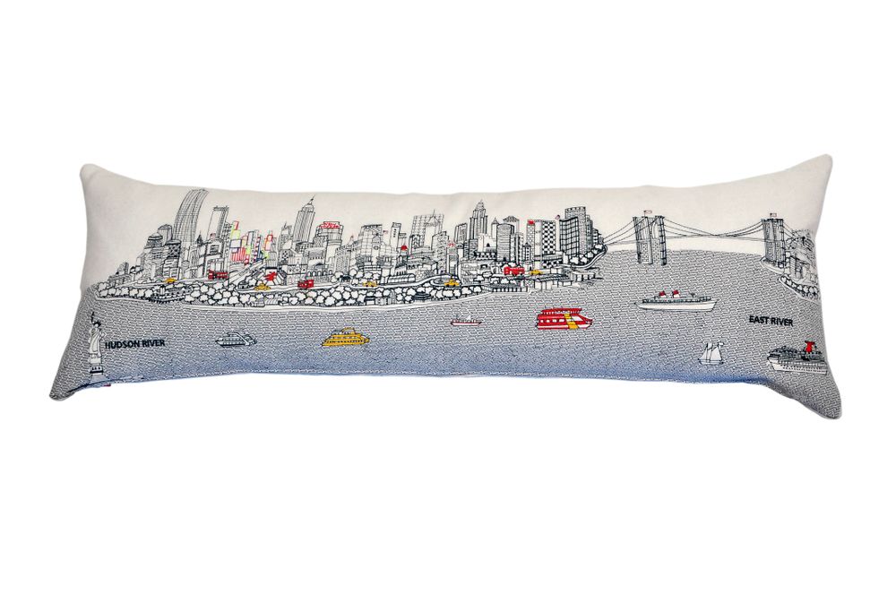 Fabric cushions - NEW YORK SKYLINE CUSHION - BEYOND CUSHIONS CORPORATION