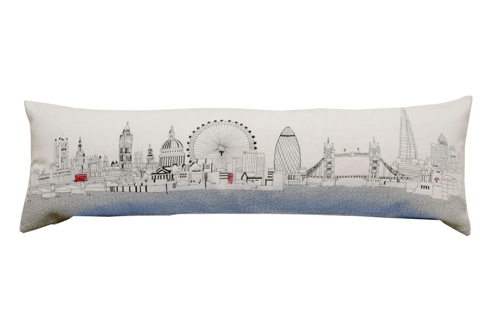 Fabric cushions - LONDON SKYLINE CUSHION - BEYOND CUSHIONS CORPORATION