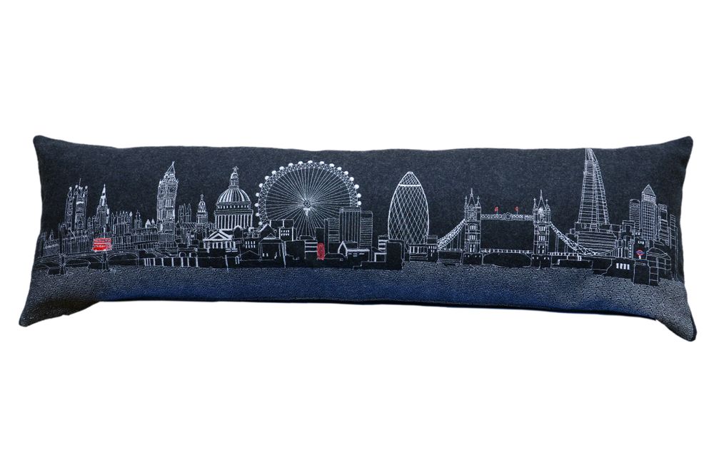 Fabric cushions - LONDON SKYLINE CUSHION - BEYOND CUSHIONS CORPORATION