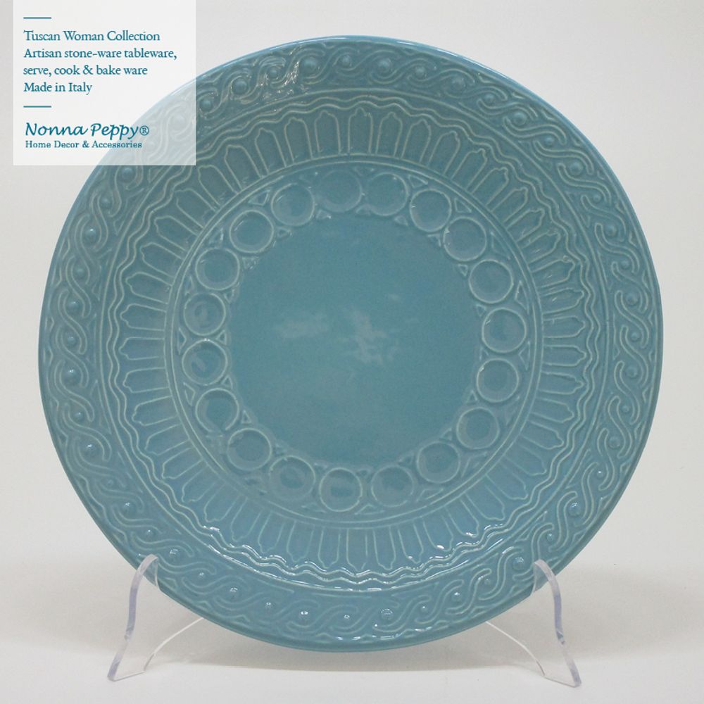 Everyday plates - Tuscan Woman stoneware collection - NONNA PEPPY