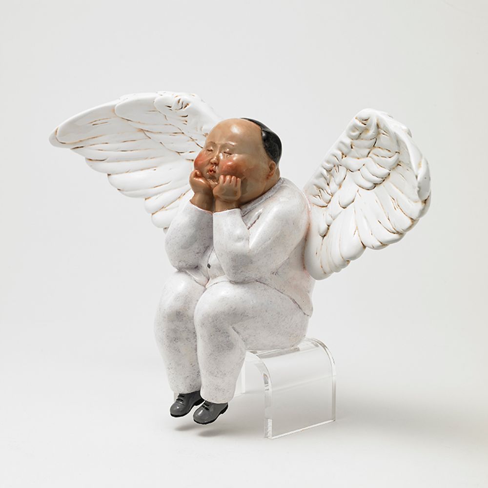 Sculptures, statuettes et miniatures - Ange festif (Hong) - X+Q ART
