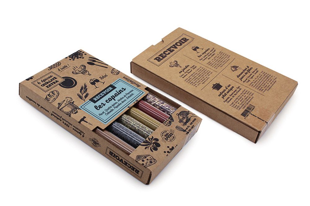 Épices - COFFRET RECEVOIR - LE MONDE EN TUBE 100% ÉPICES