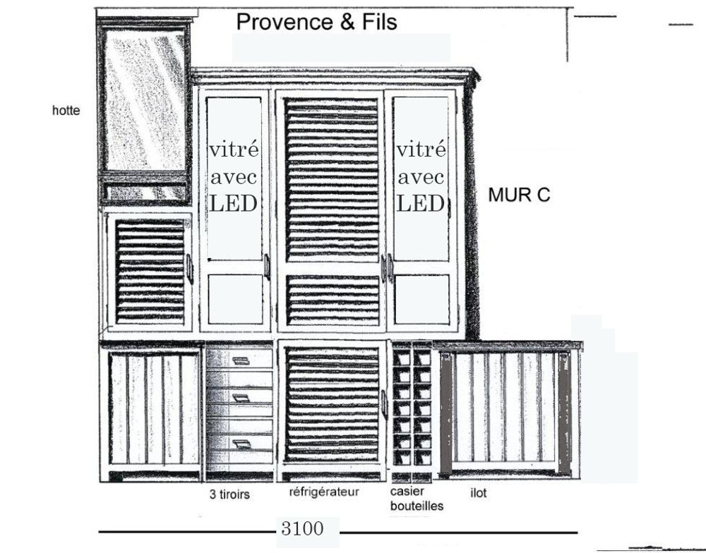 Wardrobe - CUISINE PLANTEUR - PROVENCE & FILS