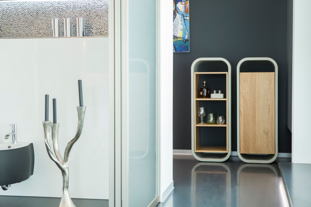 Shelves - OPUS PATEO MAGNO Concrete and Wood Shelf Bookshelf - CO33 EXKLUSIVE BETONMÖBEL
