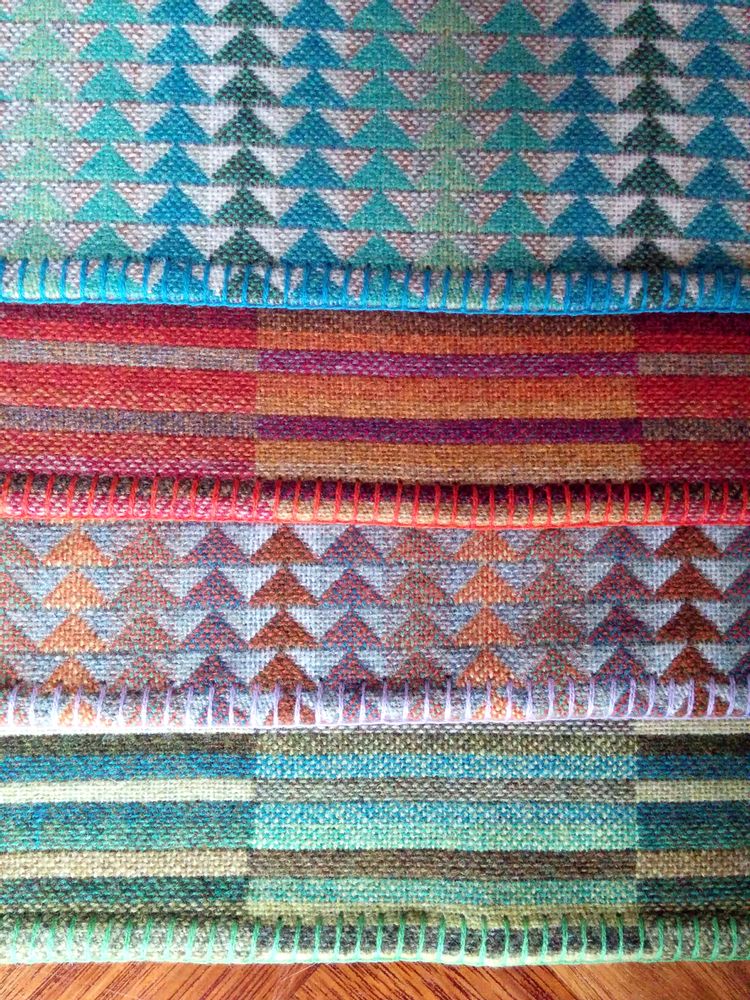 Throw blankets - Jig Throw - CHALK WOVENS (UK) LTD