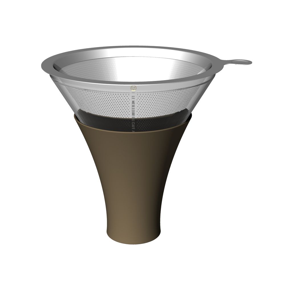 Objets design - "minuit-une" système durable d'extraction douce du café - SILODESIGN