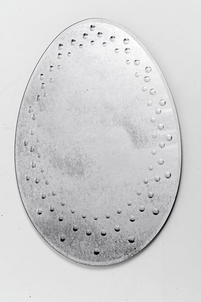 Aménagements pour bureau - Miroir oval avec pois - CASARIALTO MILANO