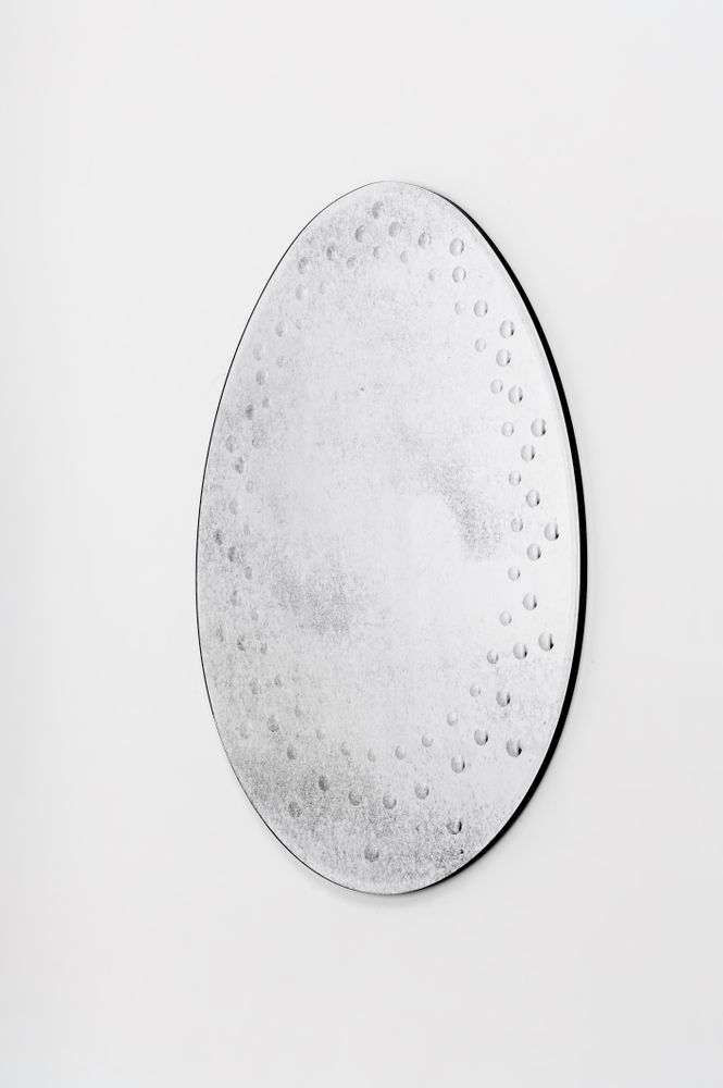 Aménagements pour bureau - Miroir oval avec pois - CASARIALTO MILANO