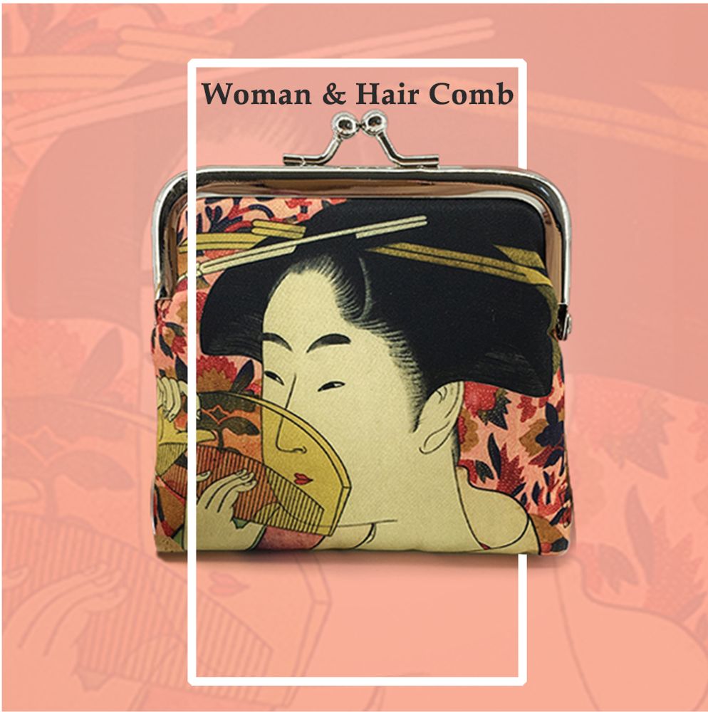 Bags and totes - AKEMI Coin Purse / Porte-Monnaie AKEMI - JOURNEY TO THE EAST ART GALLERY