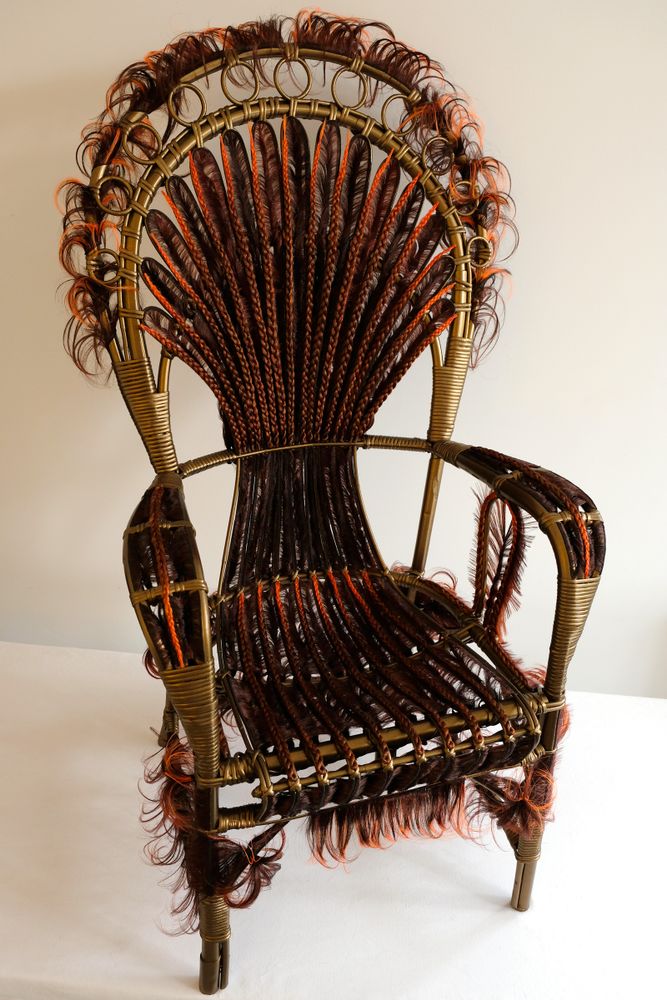 Objets de décoration - FAUTEUIL LEAR - MICKI CHOMICKI HAIR BRUT