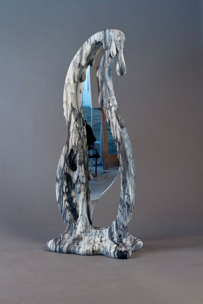 Armoires - Mirror Silhouette Melting Collection - MANTA HANDMADE STONE DESIGN